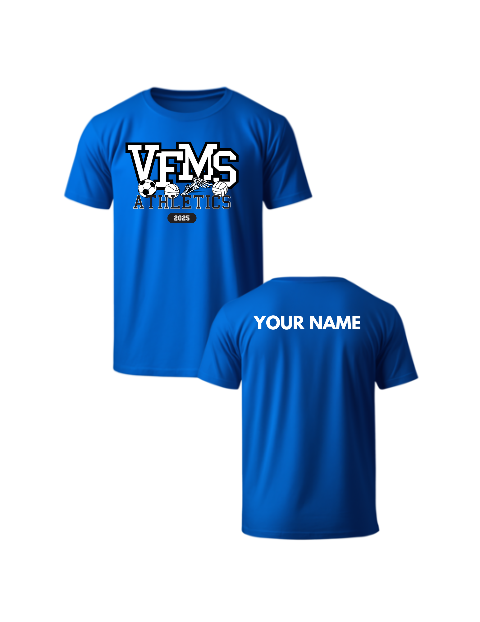 VFMS Athletics Shirt (with name)