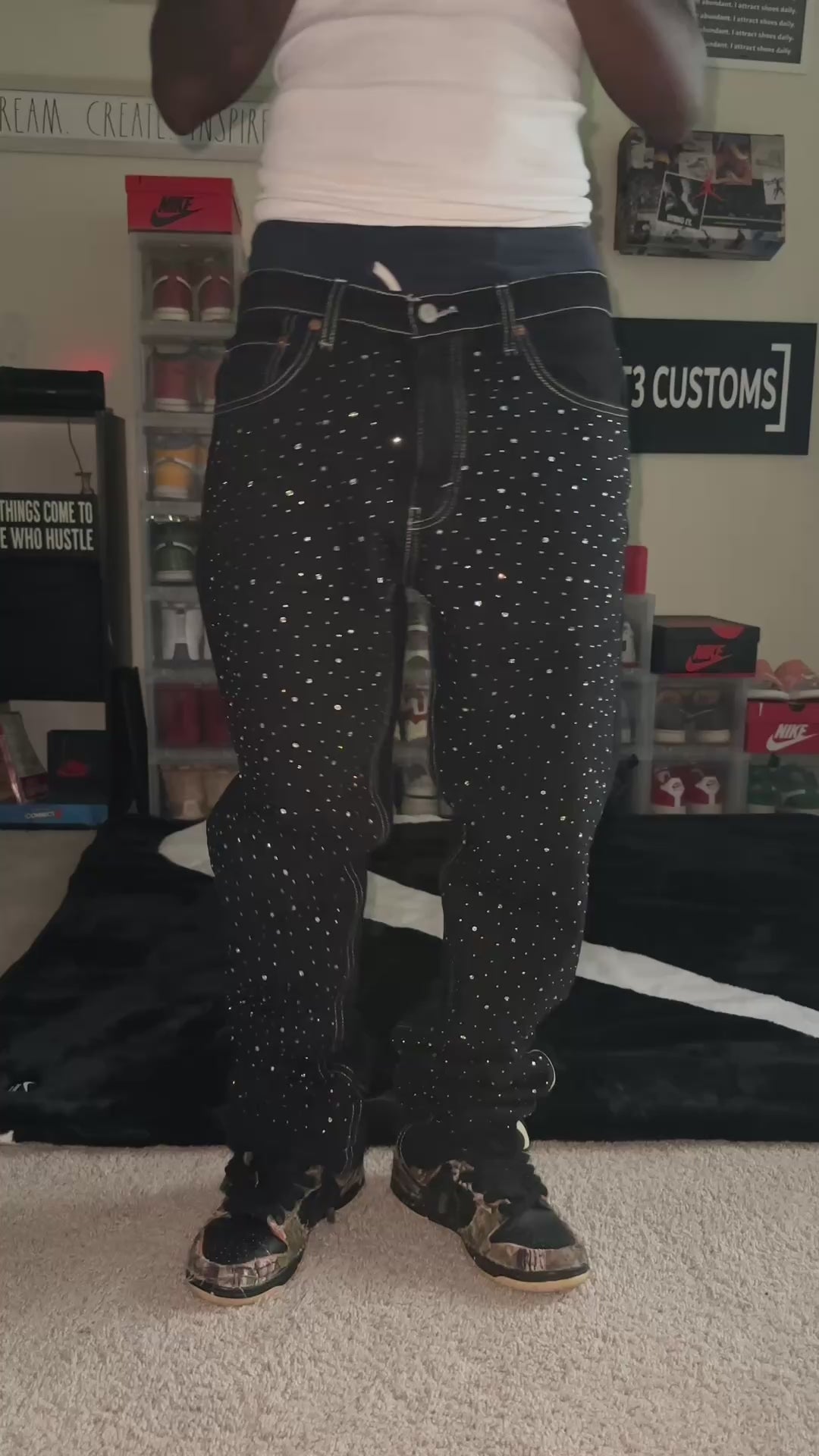 Rhinestone Jeans